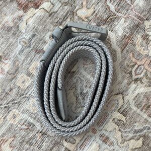 Travis Mathew Gray Braided Belt Durable Accessories